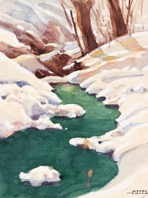 ALBERT ALEXANDER SMITH (1896 - 1940) Snow.