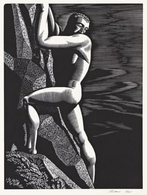 ROCKWELL KENT (1882 - 1971) Mountain Climber.