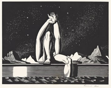 ROCKWELL KENT (1882 - 1971) Starlight.