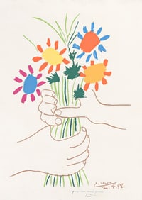 PABLO PICASSO (AFTER) Bouquet de Fleurs.