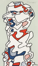 JEAN DUBUFFET (1901 - 1985) Personnage (buste).