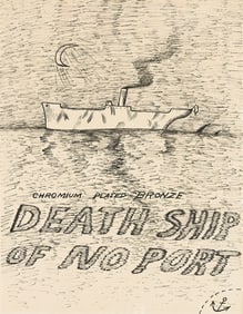 HORACE CLIFFORD WESTERMANN (1922 - 1981) Death Ship of No Port, (Sketch for Sculpture).