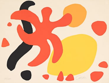 ALEXANDER CALDER (1898 - 1976) Les Étoiles.