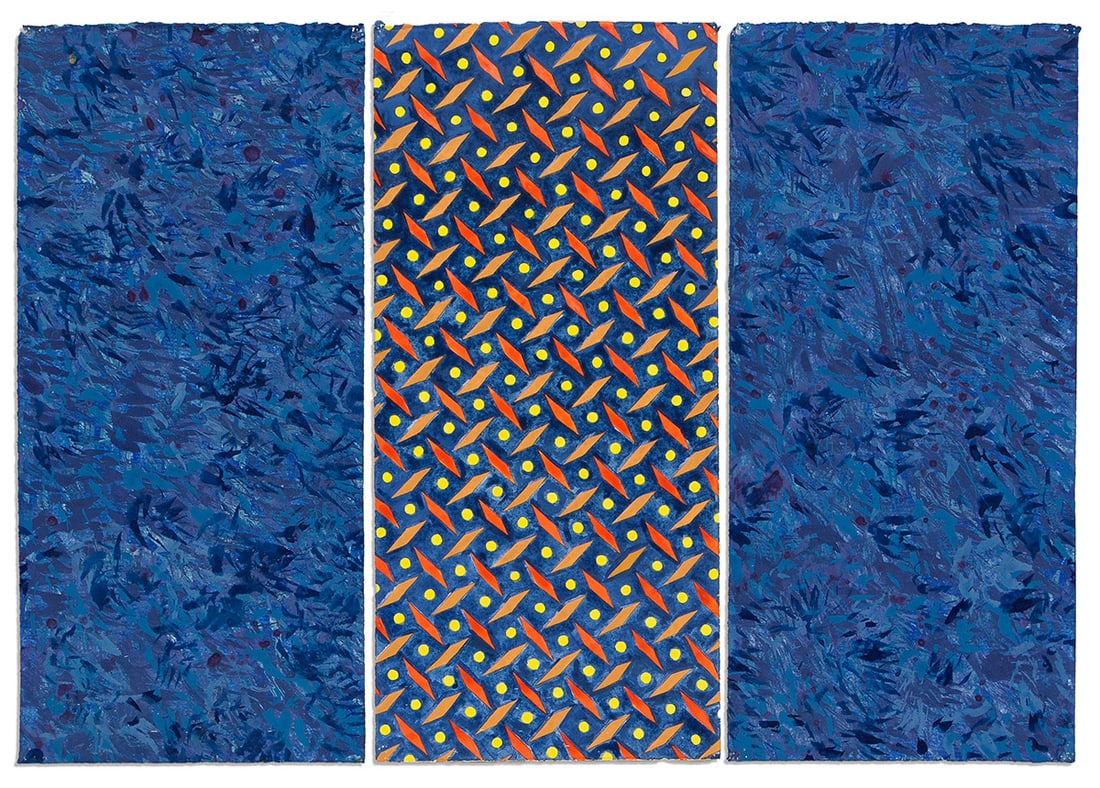 JAMES LITTLE (1952 - ) First Study, (Triptych). (1 of 1)