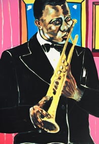 FREDERICK J. BROWN (1945 - 2012) Louis Armstrong.