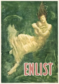 Fred Spear. Enlist. 1915. 32¾x23¼ inches.