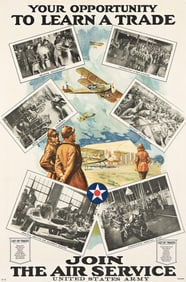 Various Artists [World War I]. Group of 3 posters. 1917. Sizes vary.