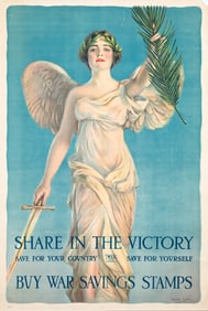 Various Artists [World War I / Buy Liberty Bonds]. Group of 6 posters. 1917-1918. Sizes vary.
