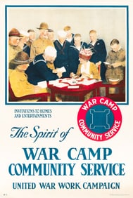 Various Artists [World War I / United War Work Campaign]. Group of 4 posters. 1917-1918. Sizes vary.