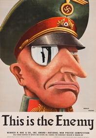 Karl Koehler & Victor Ancona. This is the Enemy. 1942. 34½x24 inches, 87¾x61 cm.