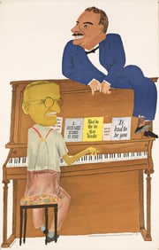 Ben Shahn. A Good Man is Hard to Find. 1948. 44x29 inches, 111¾x73¾ cm