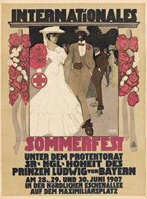 Otto Ludwig Naegele. Internationales Sommerfest. 1907. 49x36¼ inches, 124½x92 cm.