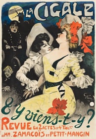 Jules Alexandre Grün. La Cigale, T - Y Viens - T - Y. 1900. 48x33¼ inches, 122x84½