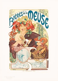 Alphonse Mucha. Bières de la Meuse. Maitres de l'Affiche pl. 182. 1899. 15¾x11¼
