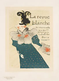 Henri De Toulouse-Lautrec. La Revue Blanche. Maitres de l'Affiche pl. 82. 1897. 15¾x11½