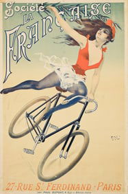 PAL (Jean De Paléologue). Société la Française. Circa 1894. 48x30½ inches,