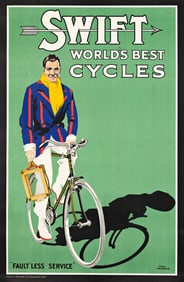 Frank Newbould. Swift / World's Best Cycles. Circa 1930s. 59¼x39 inches, 150½x99 cm.