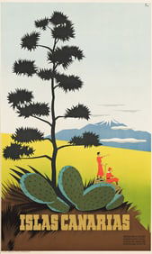 LAU. Islas Canarias. Circa 1935. 39¾x24½ inches, 101x62¼ cm.