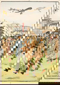 Fritz Schönpflug. [Wiener - Neustadter / Flugwoche]. 1911. 41x29 inches, 104¼x73¾ cm.