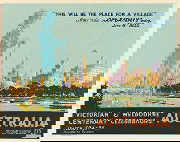 Percival (Percy) Albert Trompf. Victorian & Melbourne Centenary Celebrations / Australia. 1934.