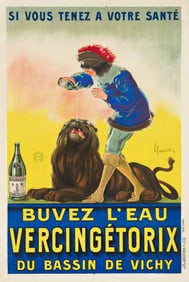 Leonetto Cappiello. Buvez l'Eau Vercingétorix. 1923. 47¾x31½ inches, 121¼x80 cm.