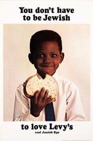 Howard Zieff. You Don't Have to Be Jewish to Love Levy's. Group of 5 posters. 1967. Each 45x29½
