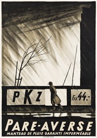 Otto Baumberger. PKZ / Pare - Averse. 1924. 50¾x35¾ inches, 129x90¾ cm.