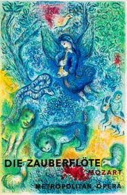 D'Après Marc Chagall. [Magic Flute] / Die Zauberflöte / Metropolitan Opera. 1967. 39¾