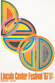 Various Artists. [Lincoln Center Festival]. Group of 5 posters. 1964-1971. Sizes vary.