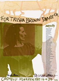 Robert Rauschenberg. For Trisha Brown Dance Co. 1981. 30¼x22¼ inches, 76¾x56½