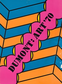 Various Artists. Dumont: Art '70. 12-sheet Calendar. 1969. 25¼x18 inches, 64¼x45¾ cm.