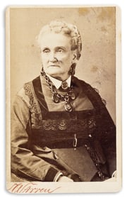 Charlotte Cushman Collection of ephemera from the noted actress. 1870s.