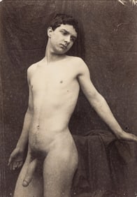 Wilhelm von Gloeden, Nude Study. Circa 1900-10.