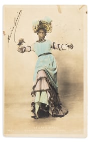 Jack Brown, 1875-after 1920, Pair of postcards depicting the noted female impersonator performing