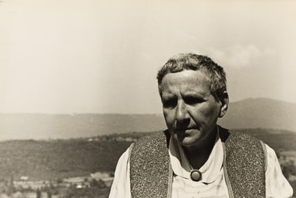 Carl Van Vechten, Gertrude Stein (1874-1946) at Bilignin * Alice B. Toklas (1877-1967) at Bilignin *