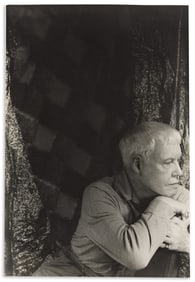 Saul Mauriber, Portrait of the photographer Carl Van Vechten. 1952.