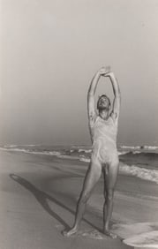 Margaret French (PaJaMa), Jerry (figure with arms raised). Circa 1940s.