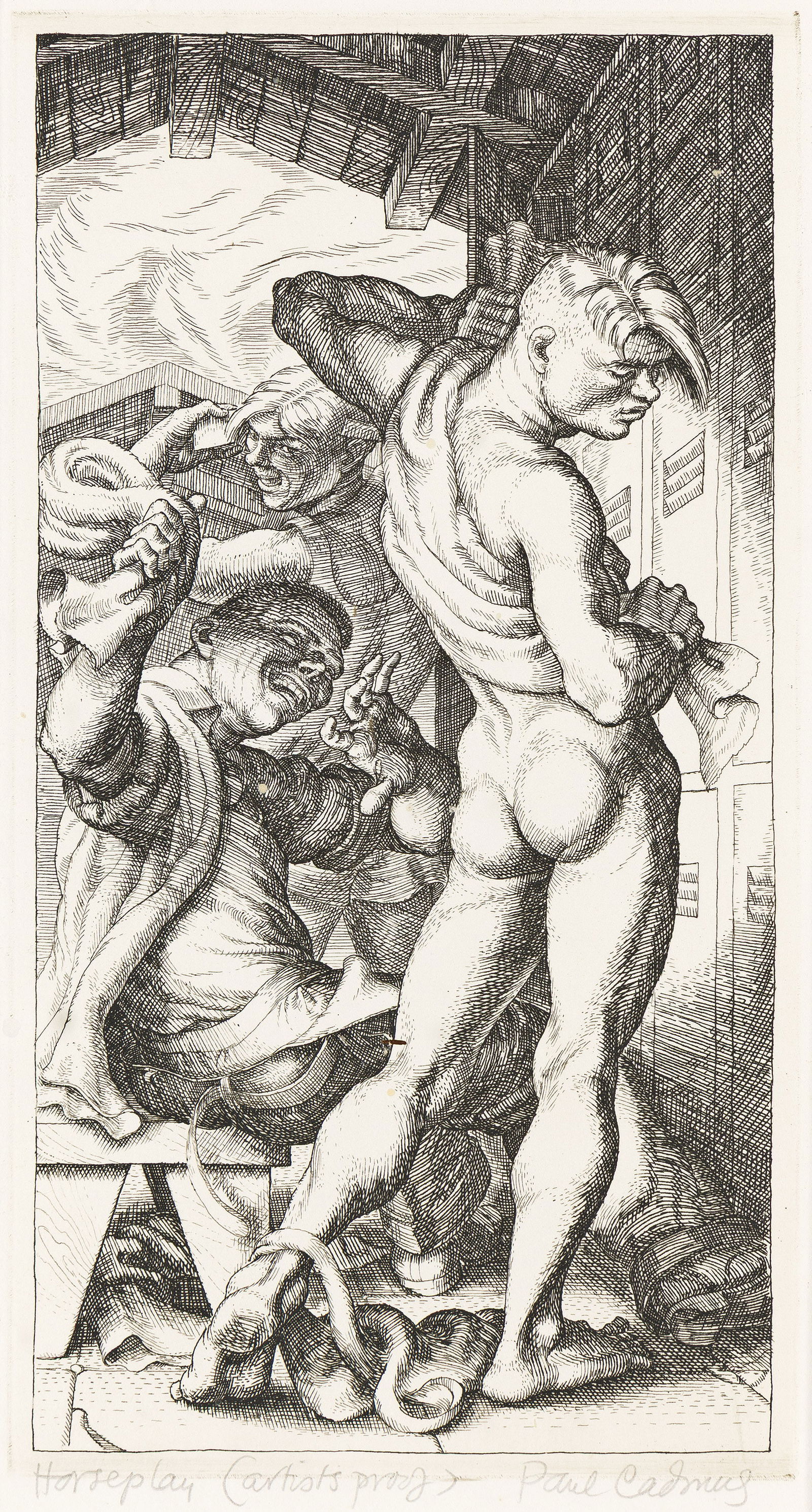 Paul Cadmus Horseplay. 1935. (1 of 1)