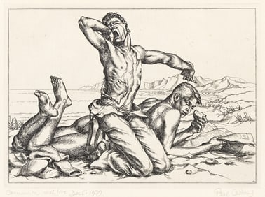Paul Cadmus Two Boys on a Beach, No. 1. 1939.