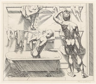 Paul Cadmus The Bath. 1953.