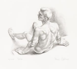 Paul Cadmus Teddo, lithograph. 1985.
