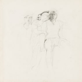 Avel de Knight Untitled, pencil drawing. 1961.