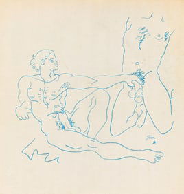 Jean Cocteau Creation of Dargelos as Adam. Circa 1950.