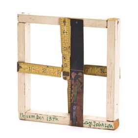 Ray Johnson Nov. 13th Construction, found mixed media. 1959.