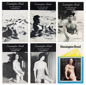 Bruce Bellas (Bruce of Los Angeles), 1909-1974, Set of the first 6 photo catalogues from Kensington