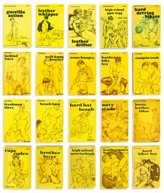 Star Distributors, publisher., Group of 20 pulp novels from the "Finland Books" series, with cover