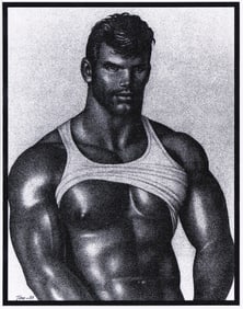 Tom of Finland Untitled group of 4 offset lithographs. 1989.