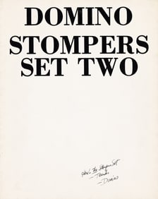 Domino (Donald Merrick) Stompers Set Two. Circa 1977.