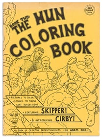 Bill Schmeling / The Hun The Hun Coloring Book, Book Two. 1984.
