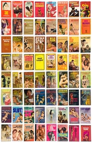 Various artists, [Lesbian-Themed Pulp Fiction & Romances.] 1960s-1980s.